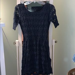 Low back lace dress